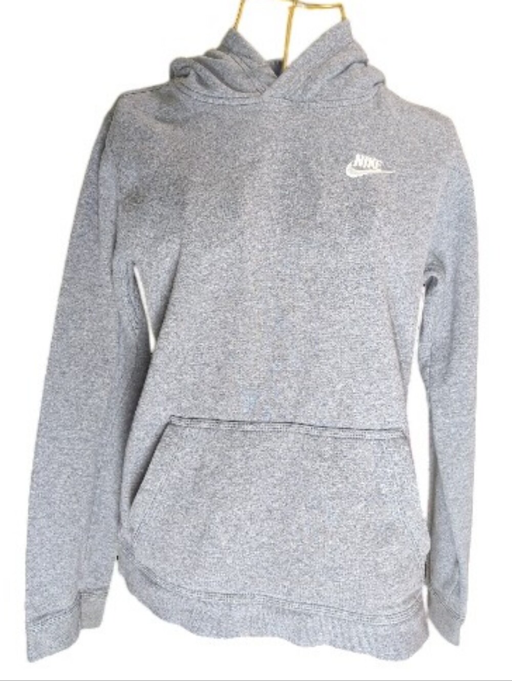 Nike Club Fleece Hoodie Gray Men's XL (SHRUNK - Fits Like Adult XS / Small)
